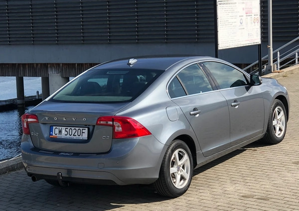 Volvo S60 cena 64900 przebieg: 179000, rok produkcji 2017 z Włocławek małe 704